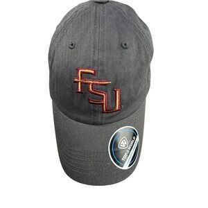 Top of the World Florida State FSU Seminoles Hat Grey Adjustable New